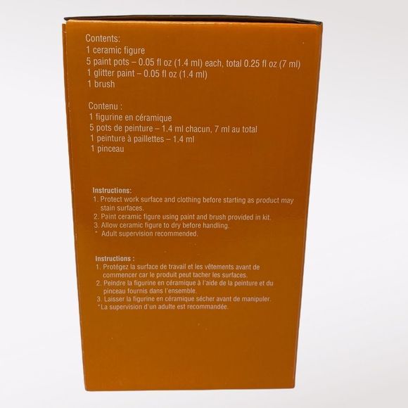 3/$15 DIY Ceramic Pumpkin Paint Kit - Picture 4 of 4